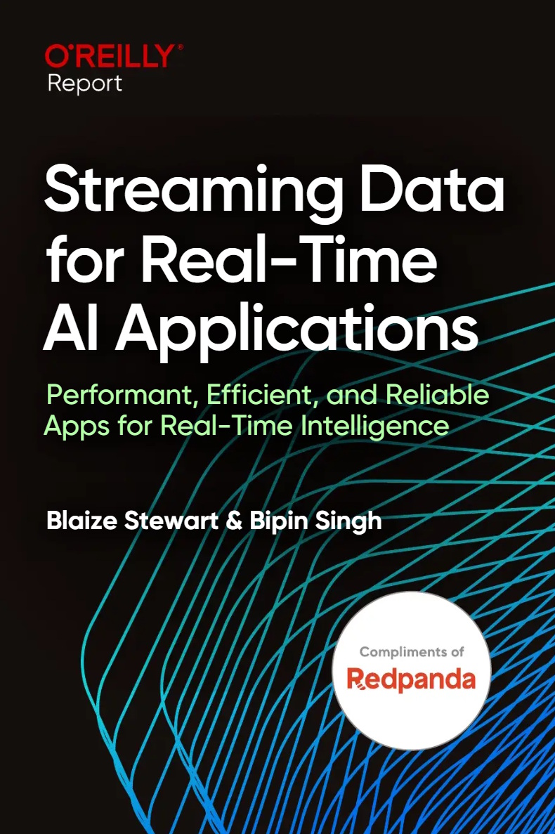 Streaming Data for Real-Time AI Applications cover